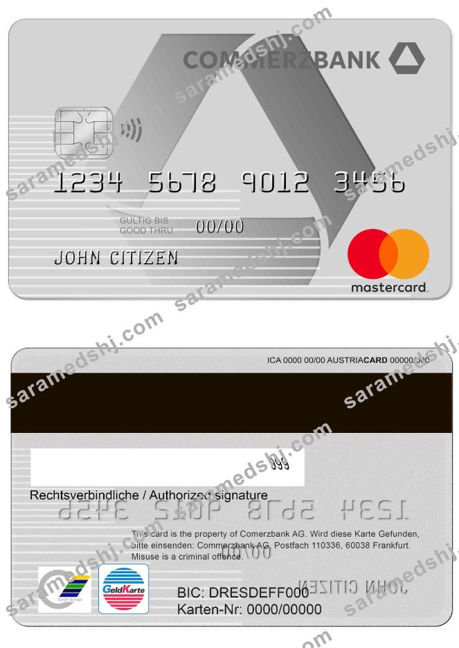 Germany Commerzbank Credit Card